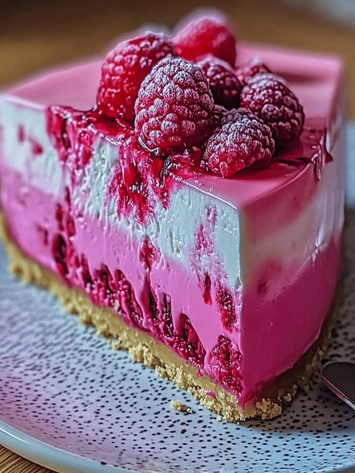 Pink Velvet Raspberry Cheesecake