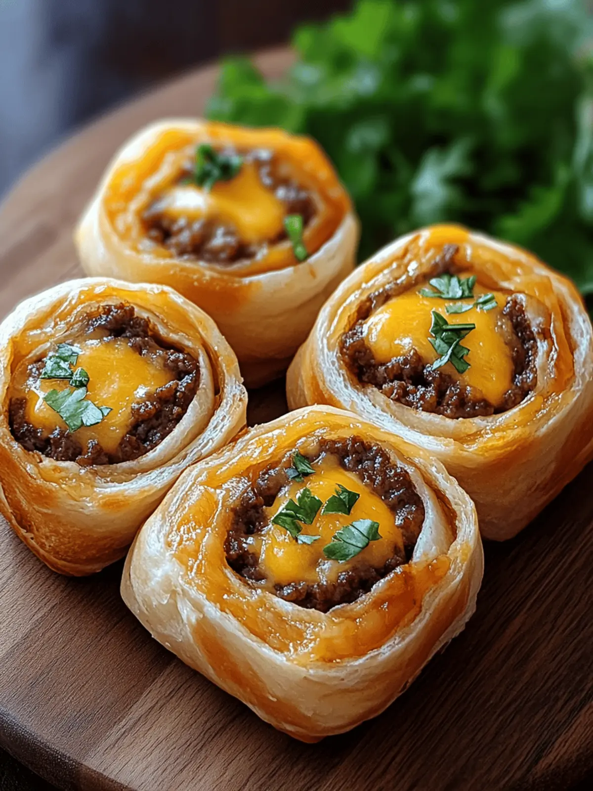 Cheeseburger Rollups