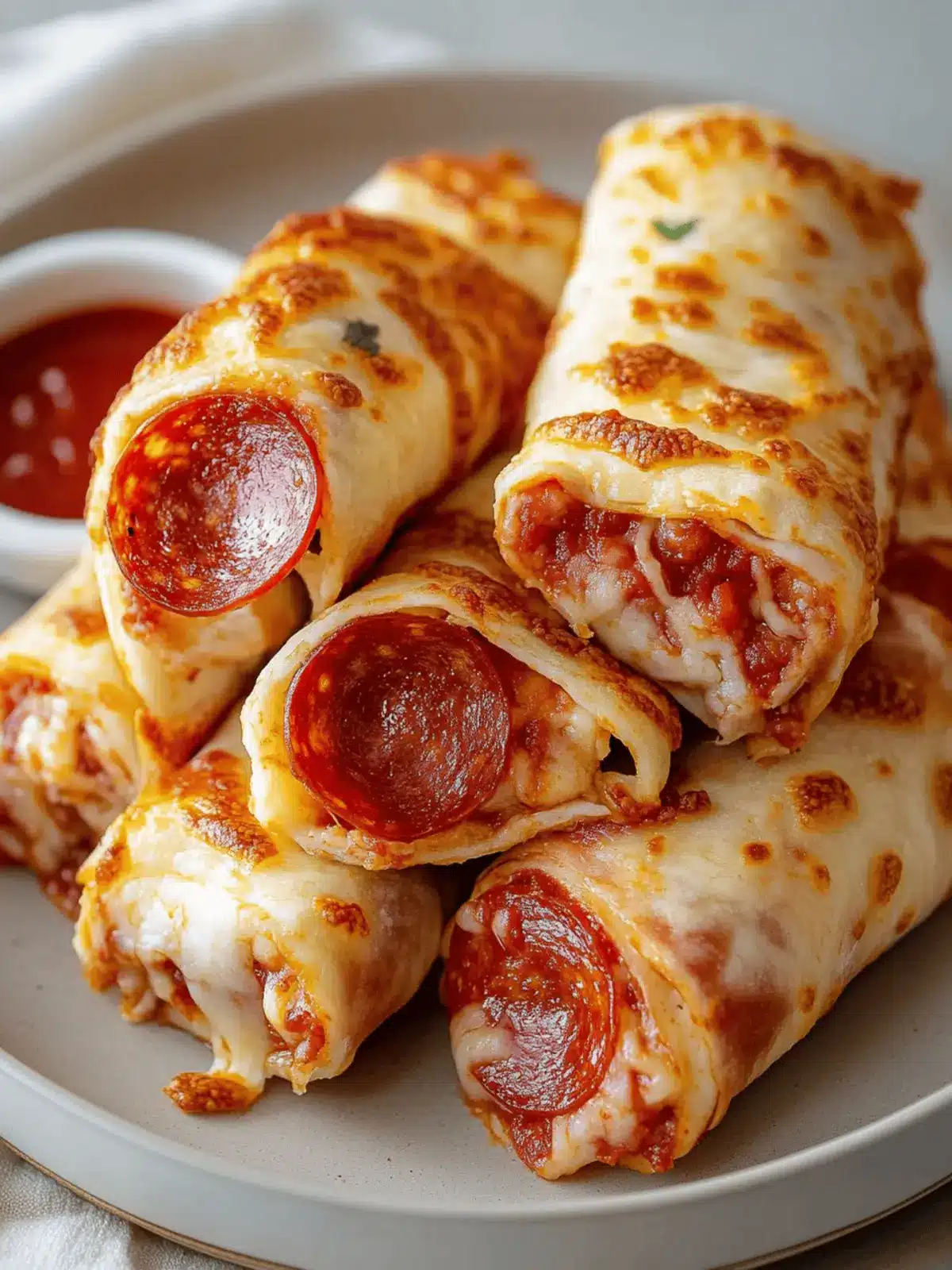Pepperoni Pizza Roll Ups