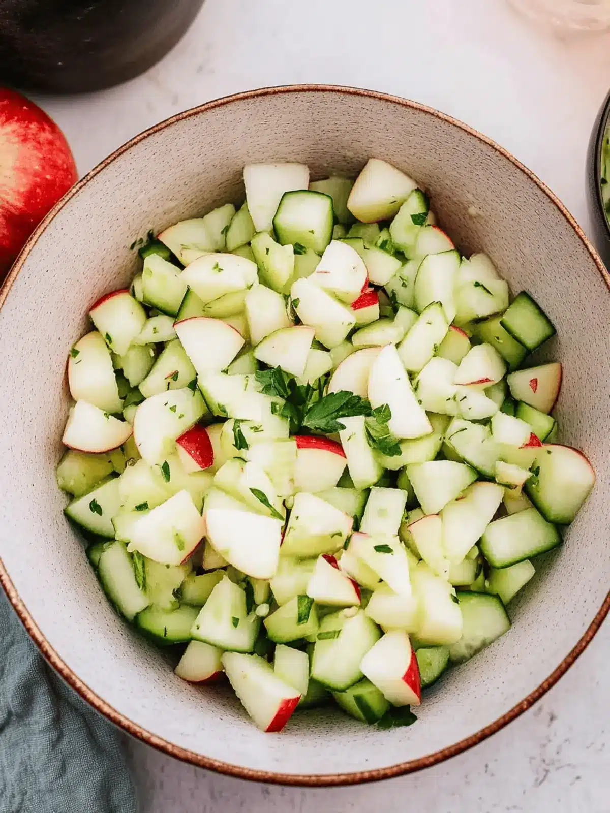 Cucumber Apple Salad