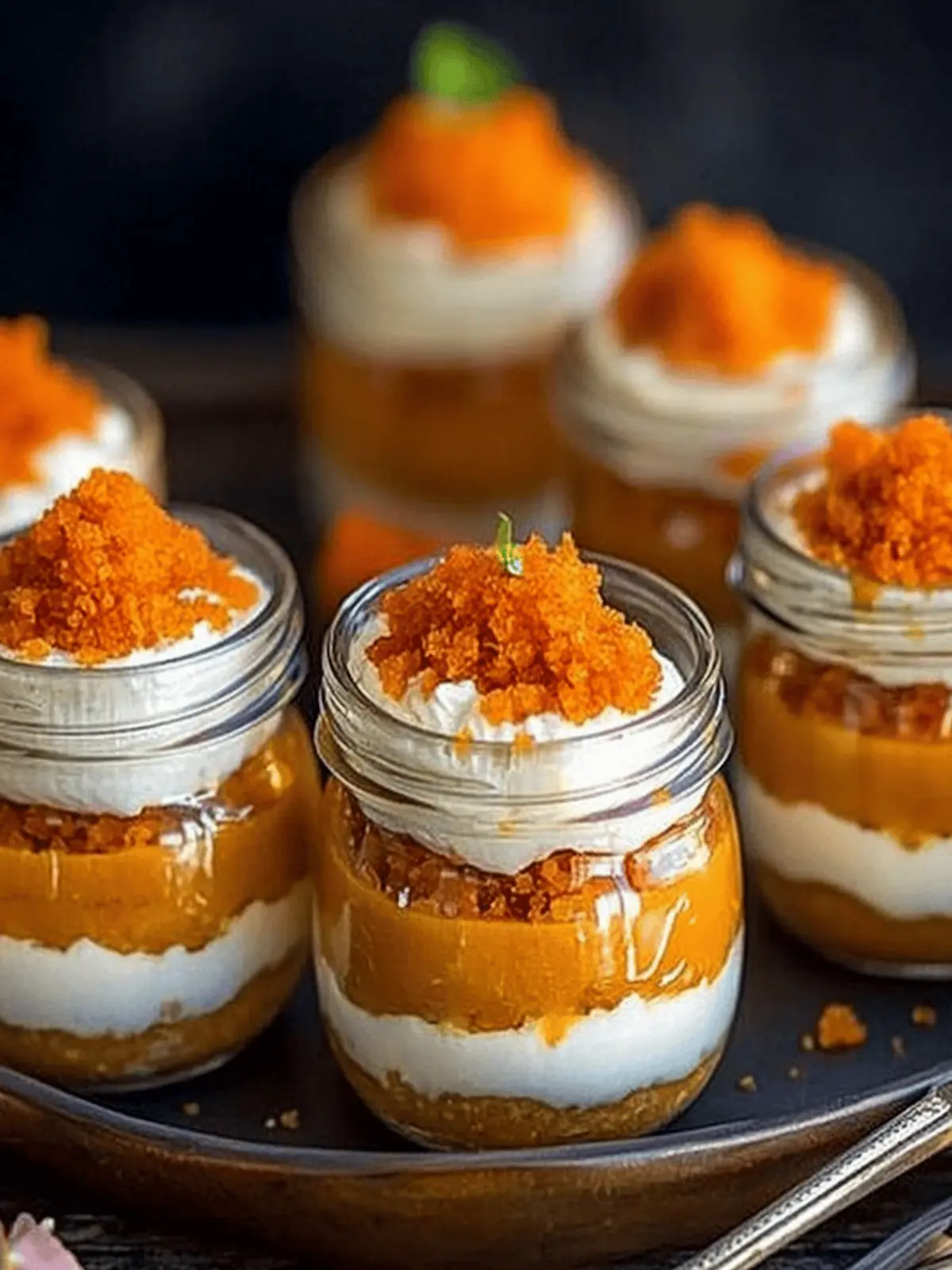 Motichoor Ladoo Cheesecake Jars