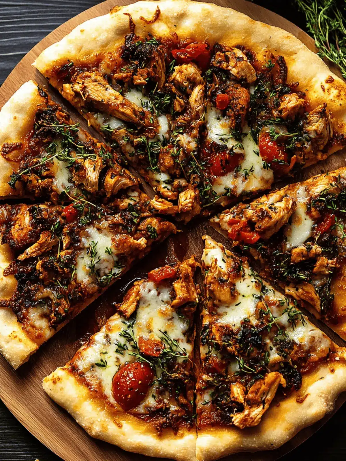 Jamaican Jerk Chicken Pizza