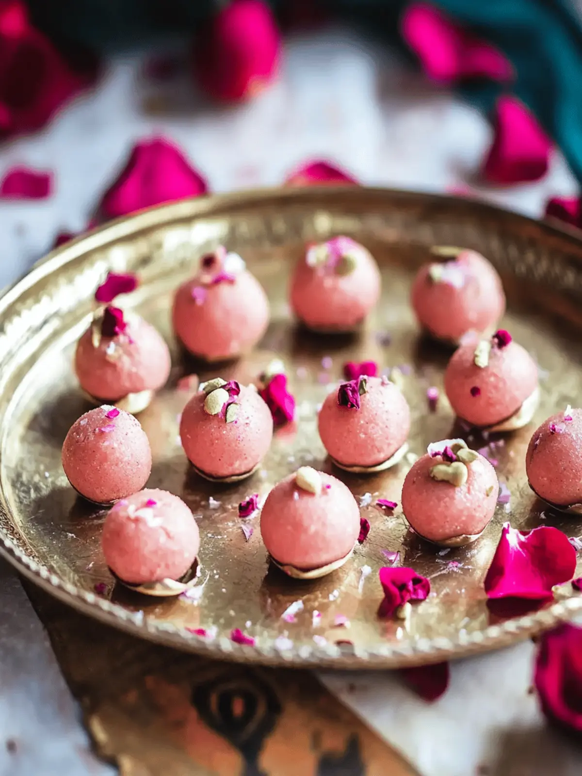 Rose Badam Ladoo