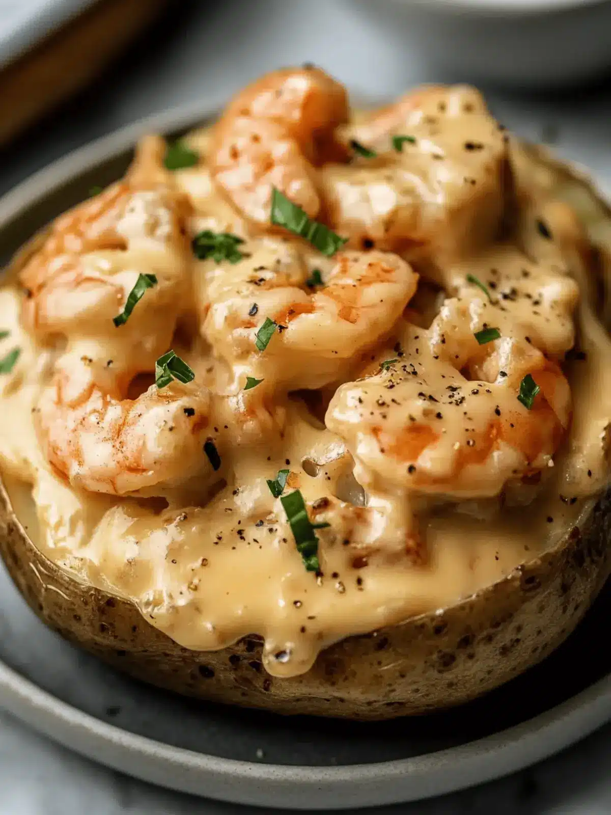 Seafood Stuffed Potatoes