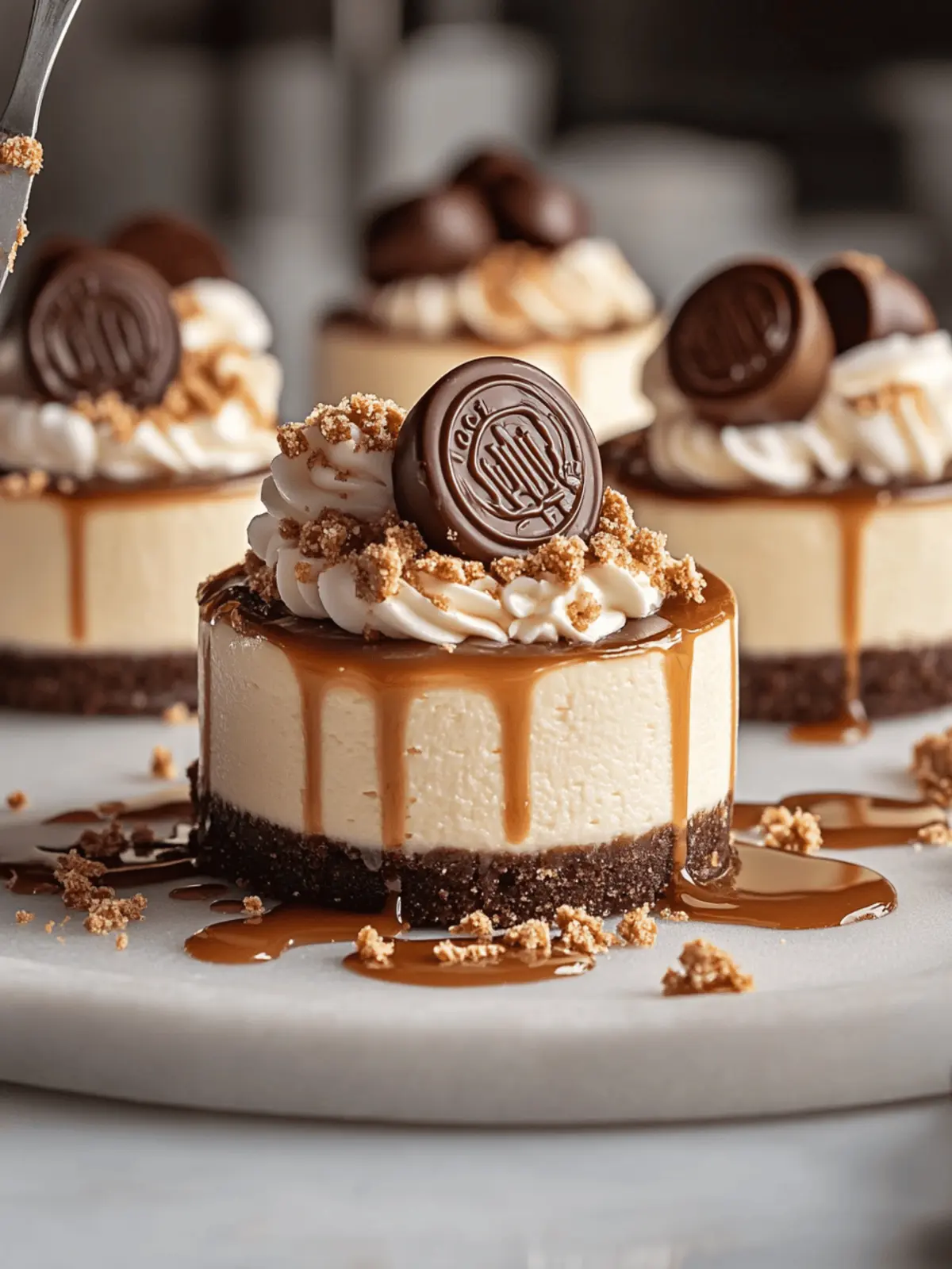 Mini Rolo Cheesecake