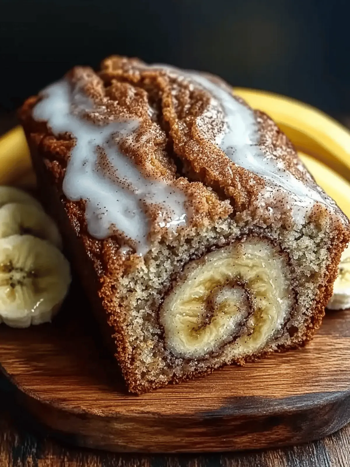 Quick Cinnamon Swirl Banana Bread