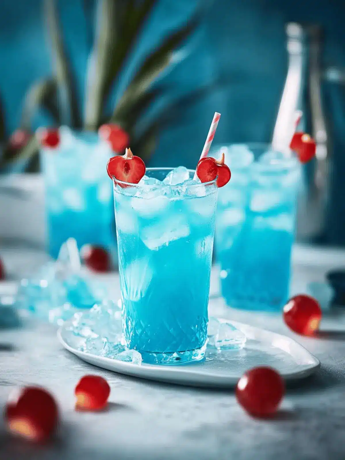 Blue Hawaiian Rum Punch