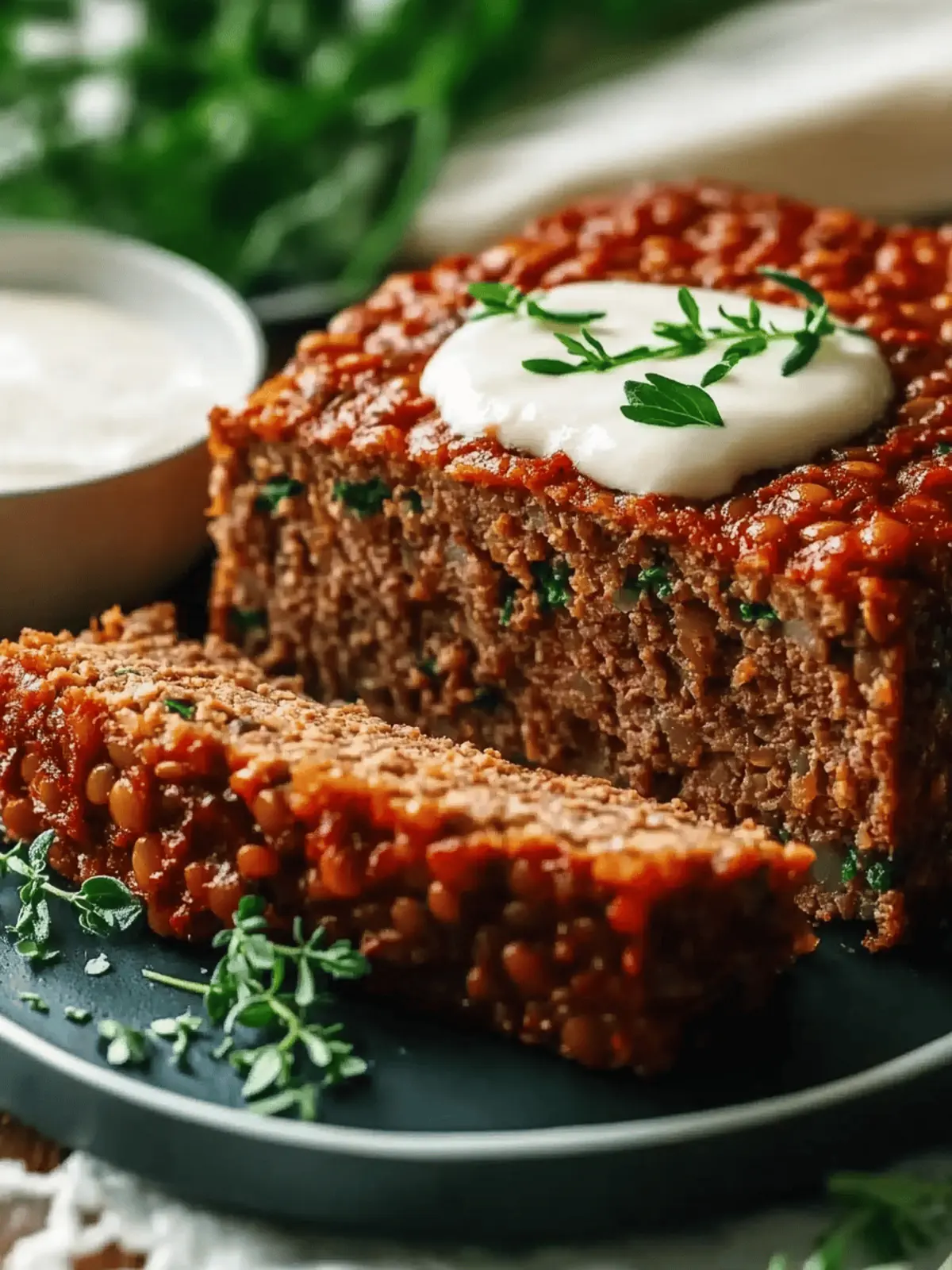 Lentil Meatloaf
