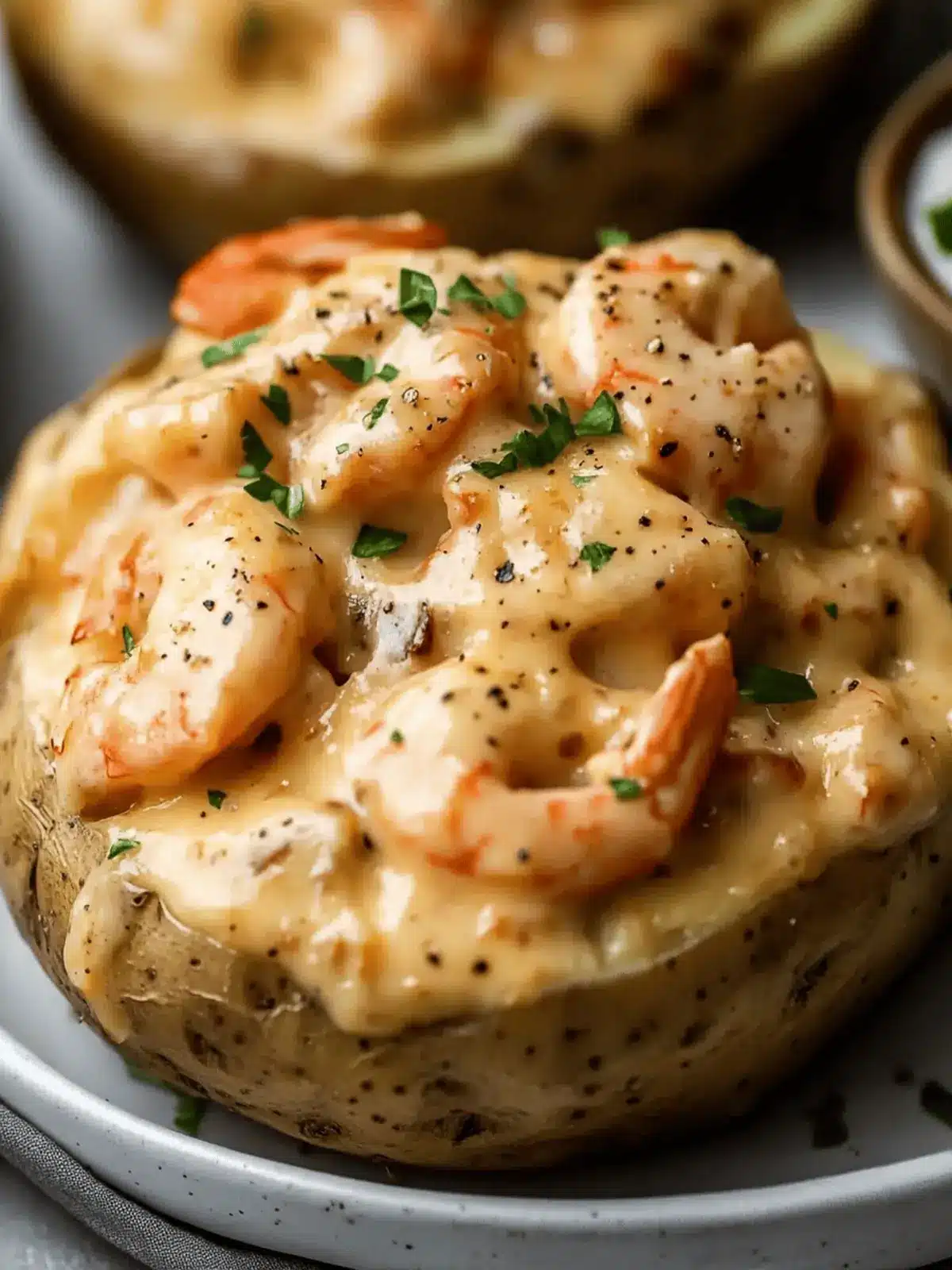 Seafood Stuffed Potatoes