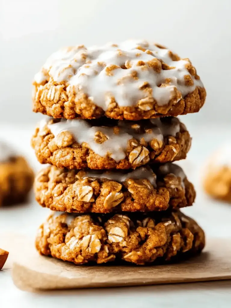 Butter Pumpkin Oatmeal Cookies
