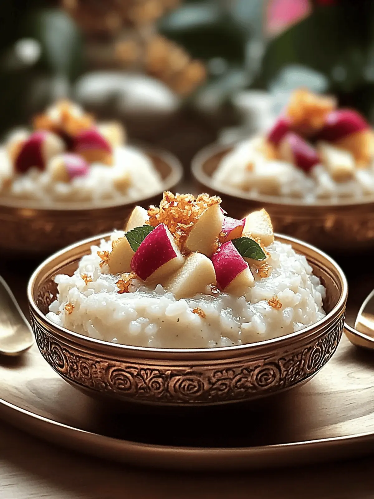 Custard Apple Rice Pudding