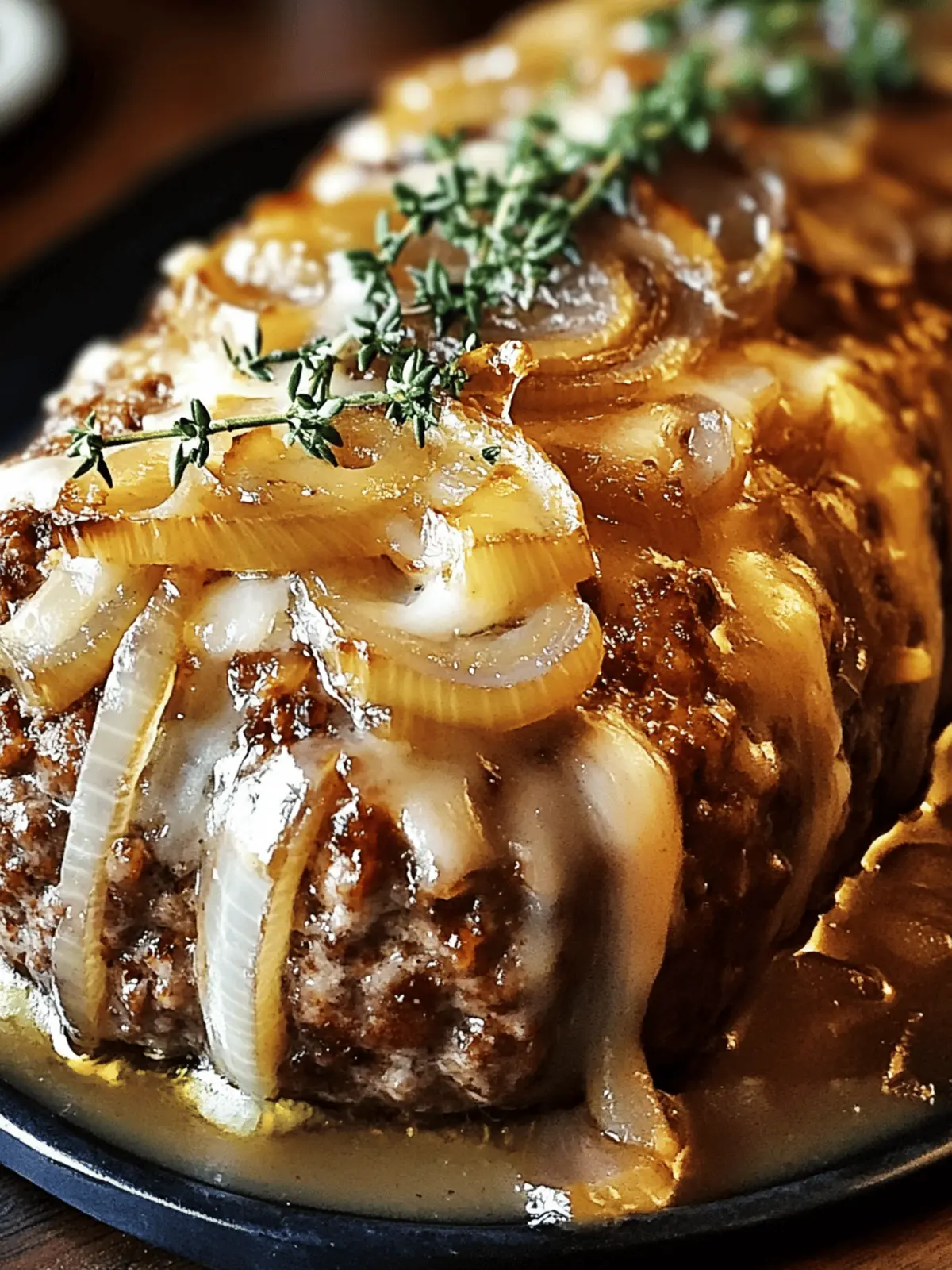 French Onion Meatloaf