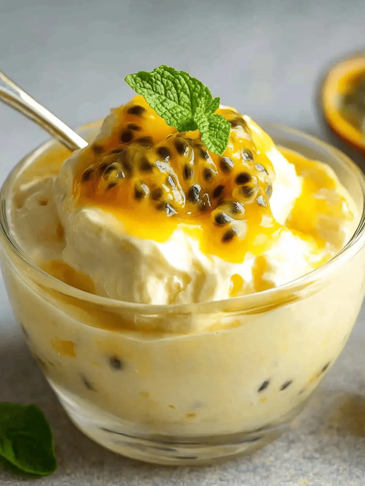 Passion Fruit Mousse