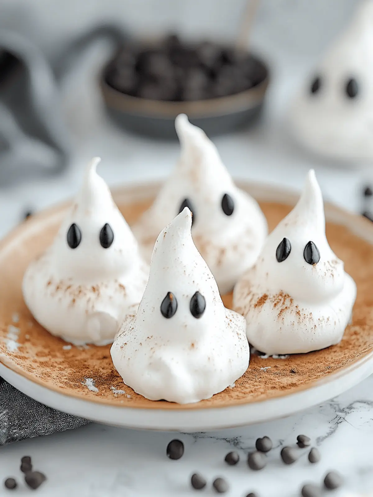 Ghost Meringues