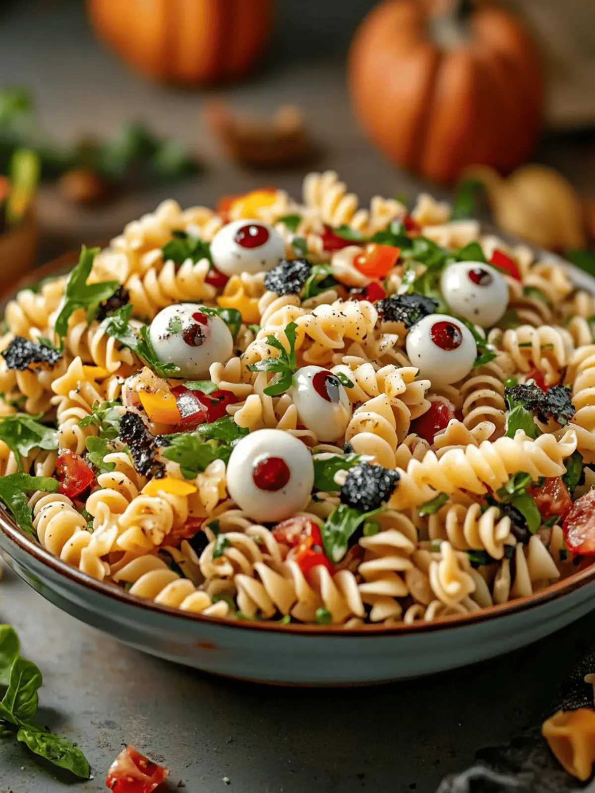 Eyeball Pasta Salad