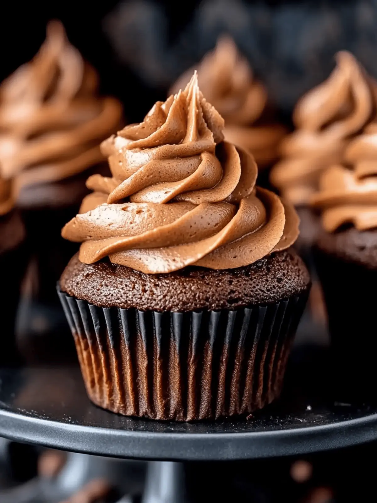Chocolate Pumpkin Cupcakes