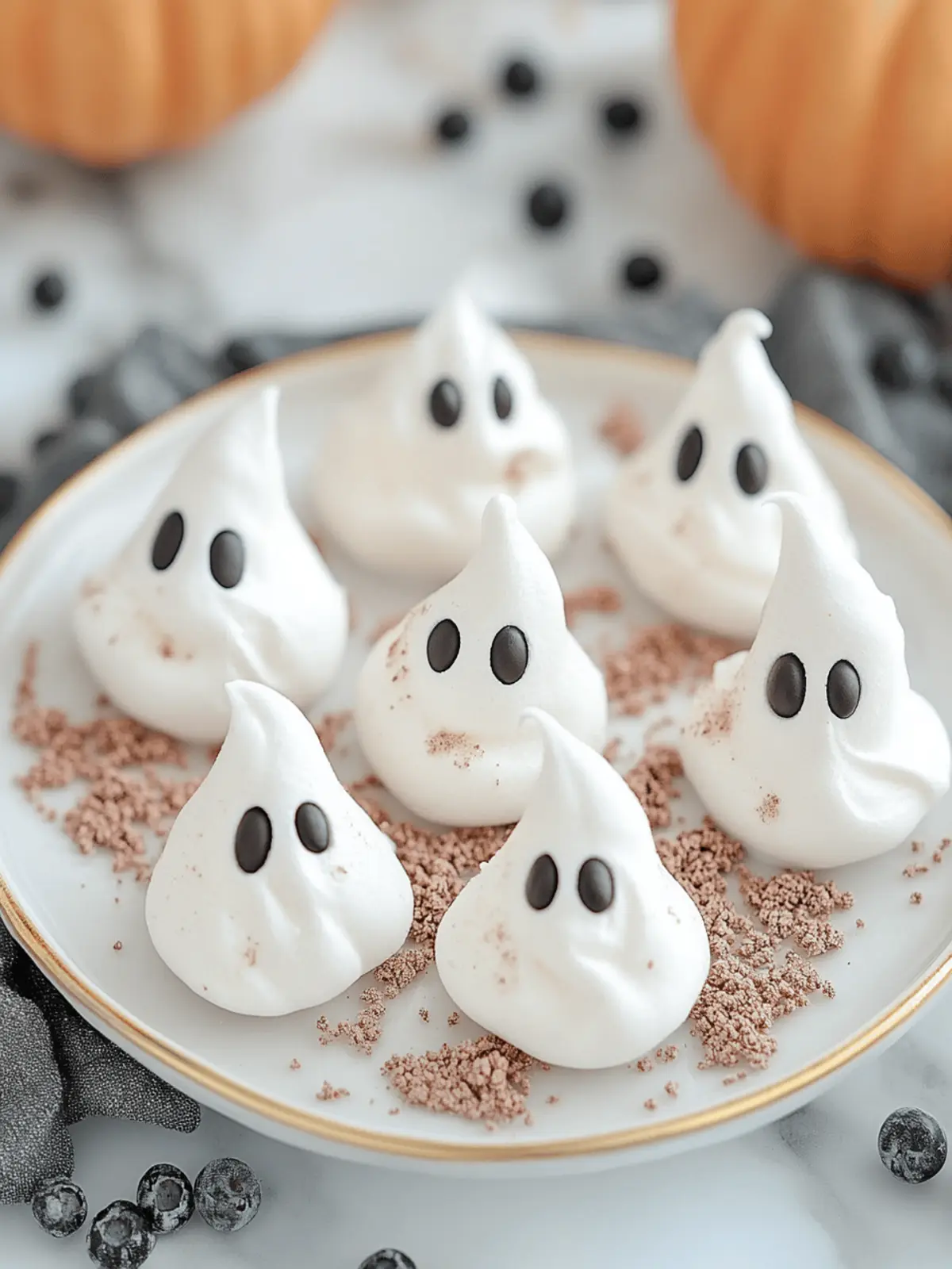 Ghost Meringues