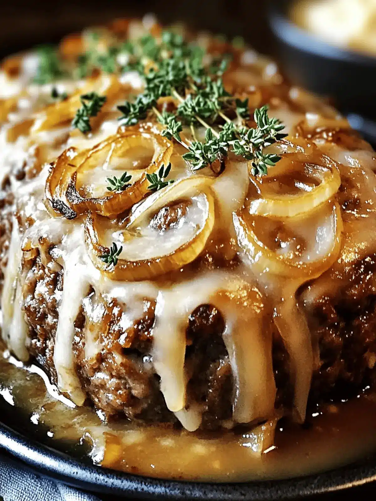 French Onion Meatloaf