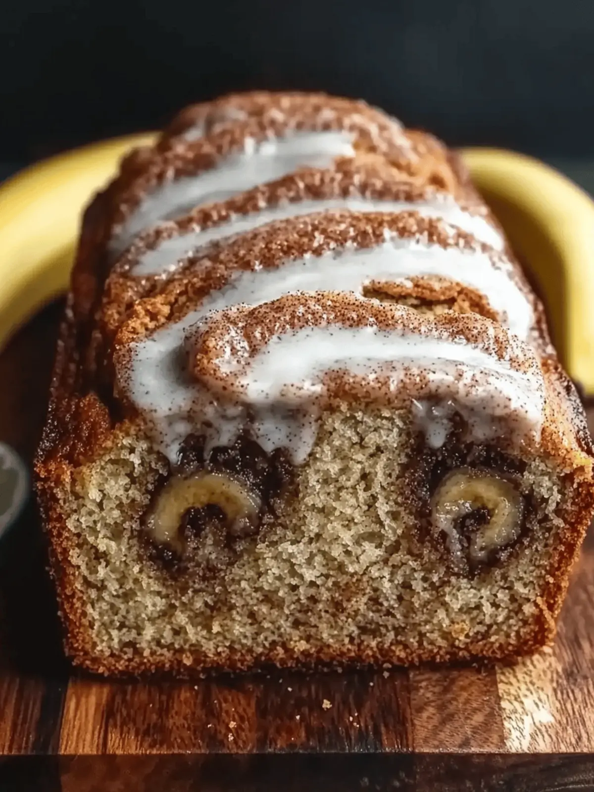 Quick Cinnamon Swirl Banana Bread