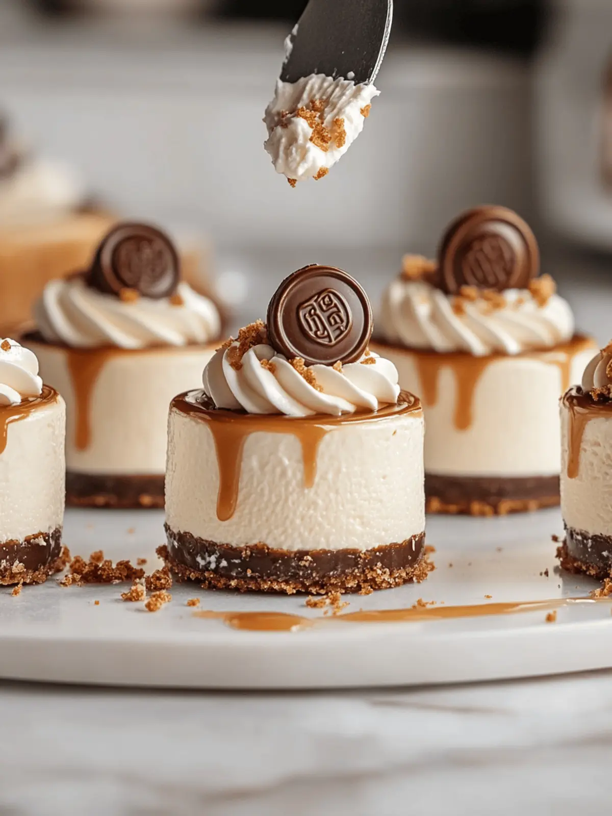 Mini Rolo Cheesecake