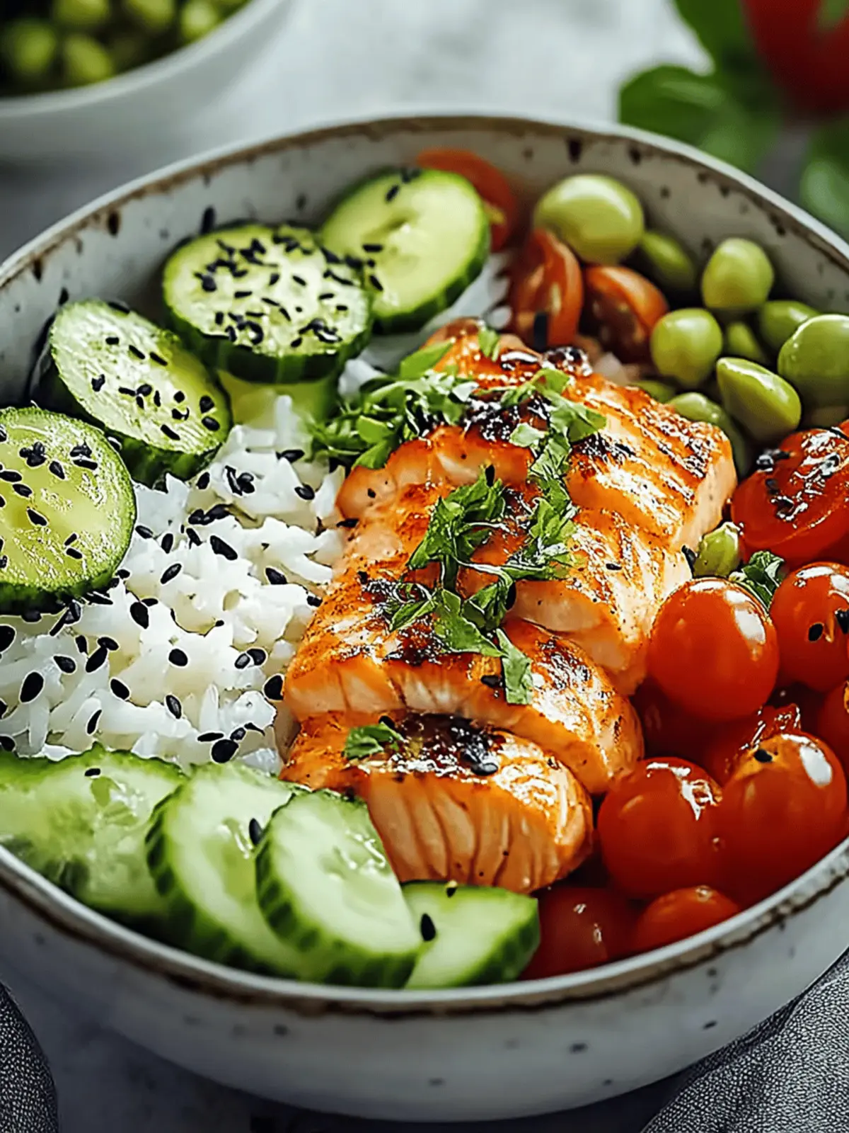 Mediterranean Salmon Bowl
