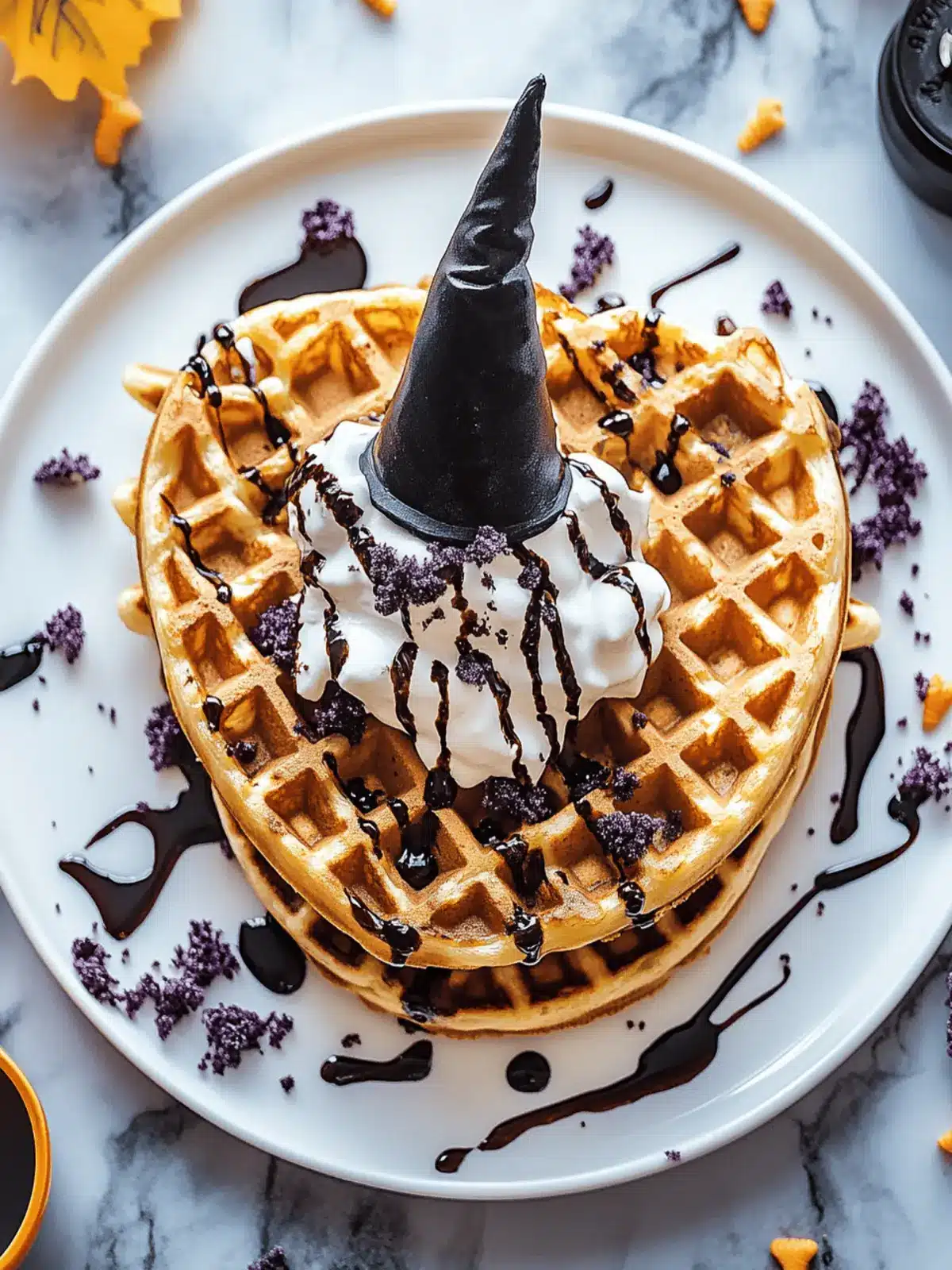 Witch Hat Waffles