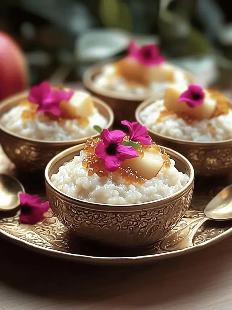 Custard Apple Rice Pudding