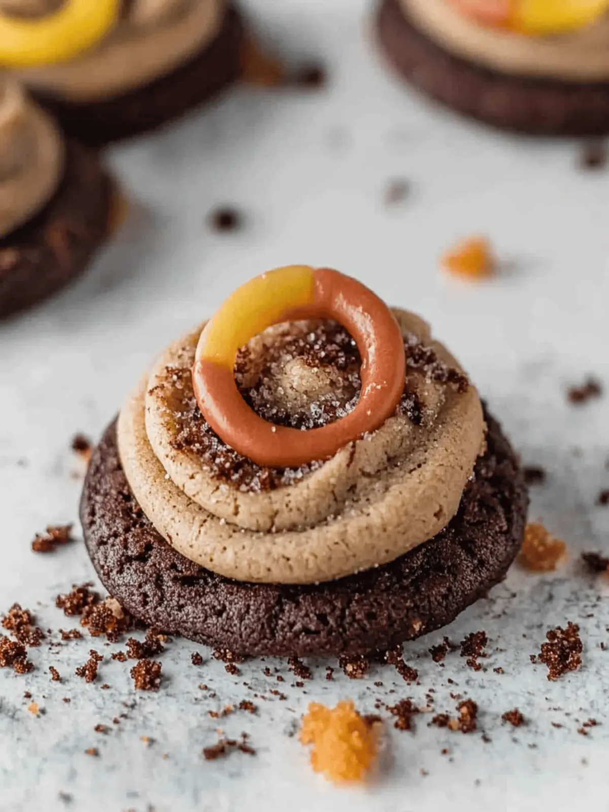 Crumbl Dirt Cake Cookies