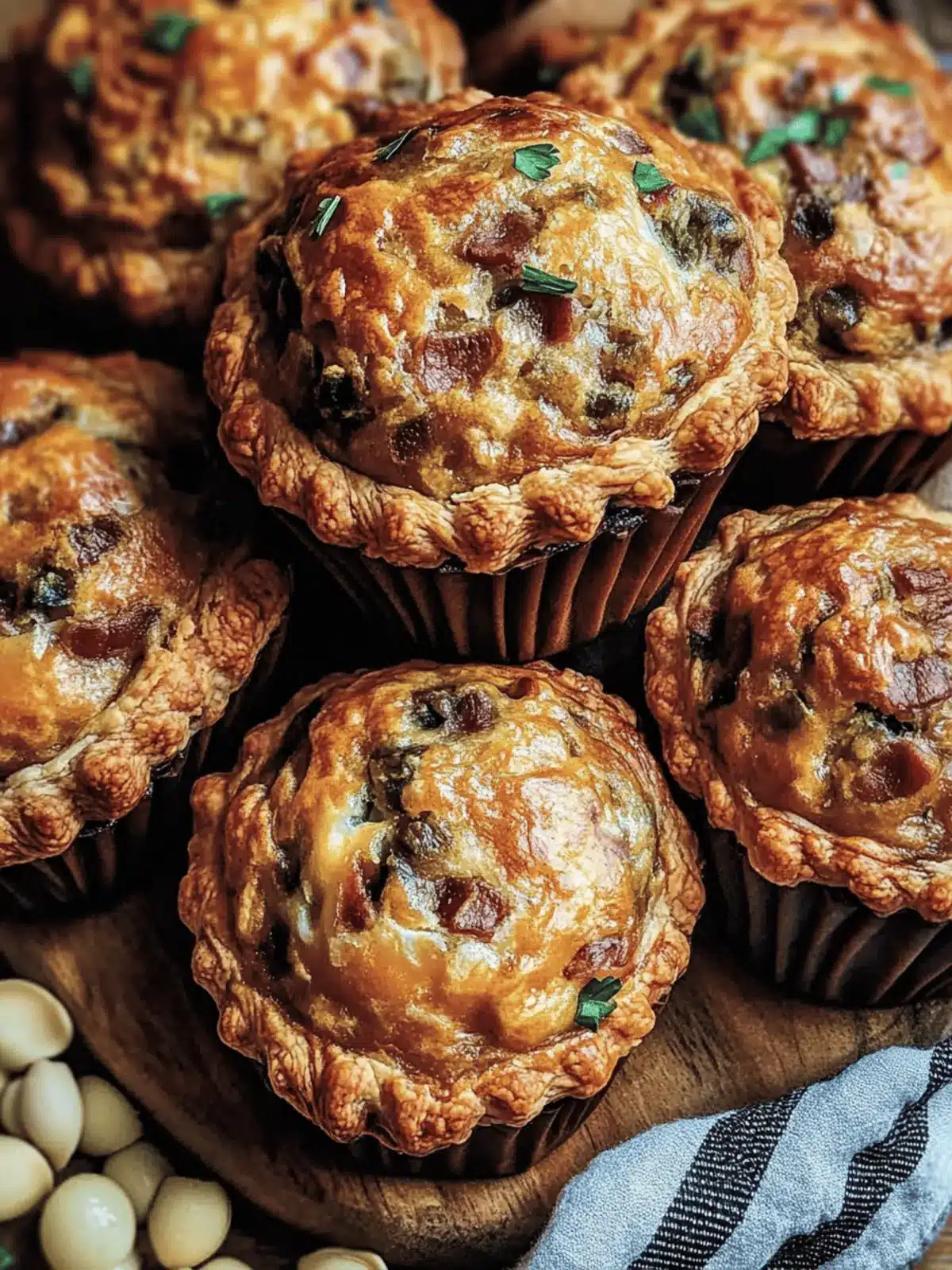 Breakfast Hand Pies Bacon Egg