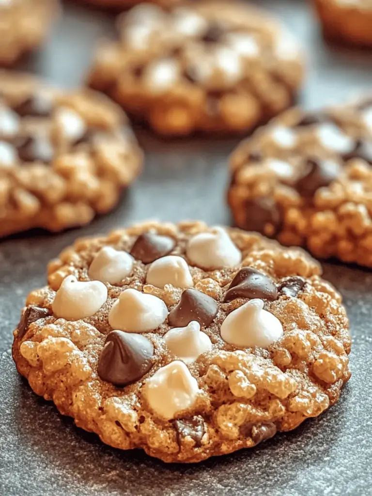 Chocolate Chip Rice Krispie Cookies