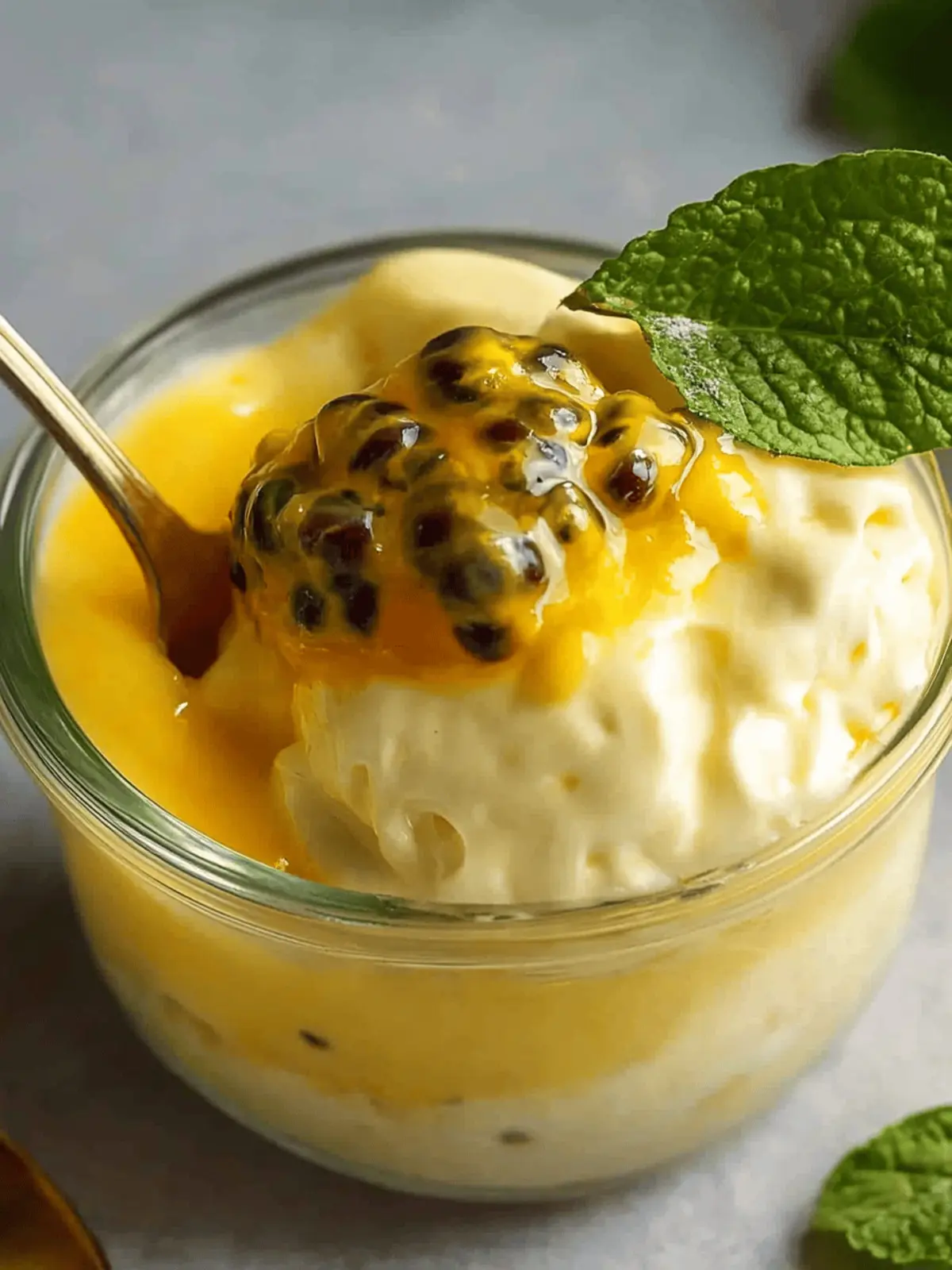 Passion Fruit Mousse
