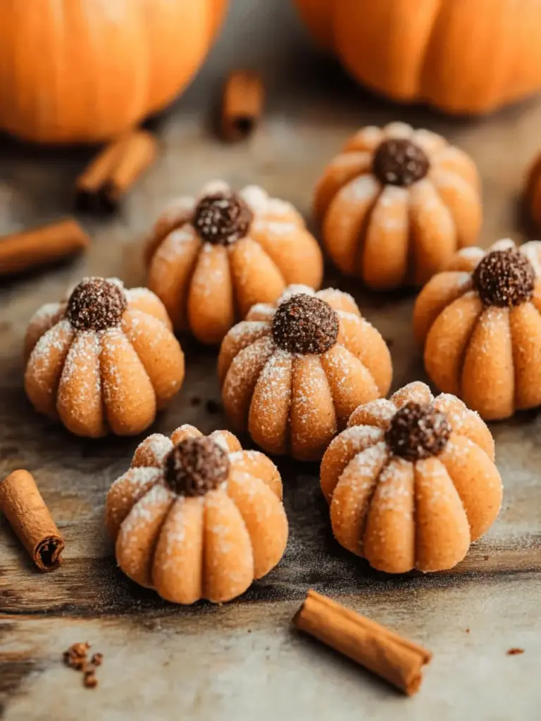 Pumpkin Cheesecake Truffles