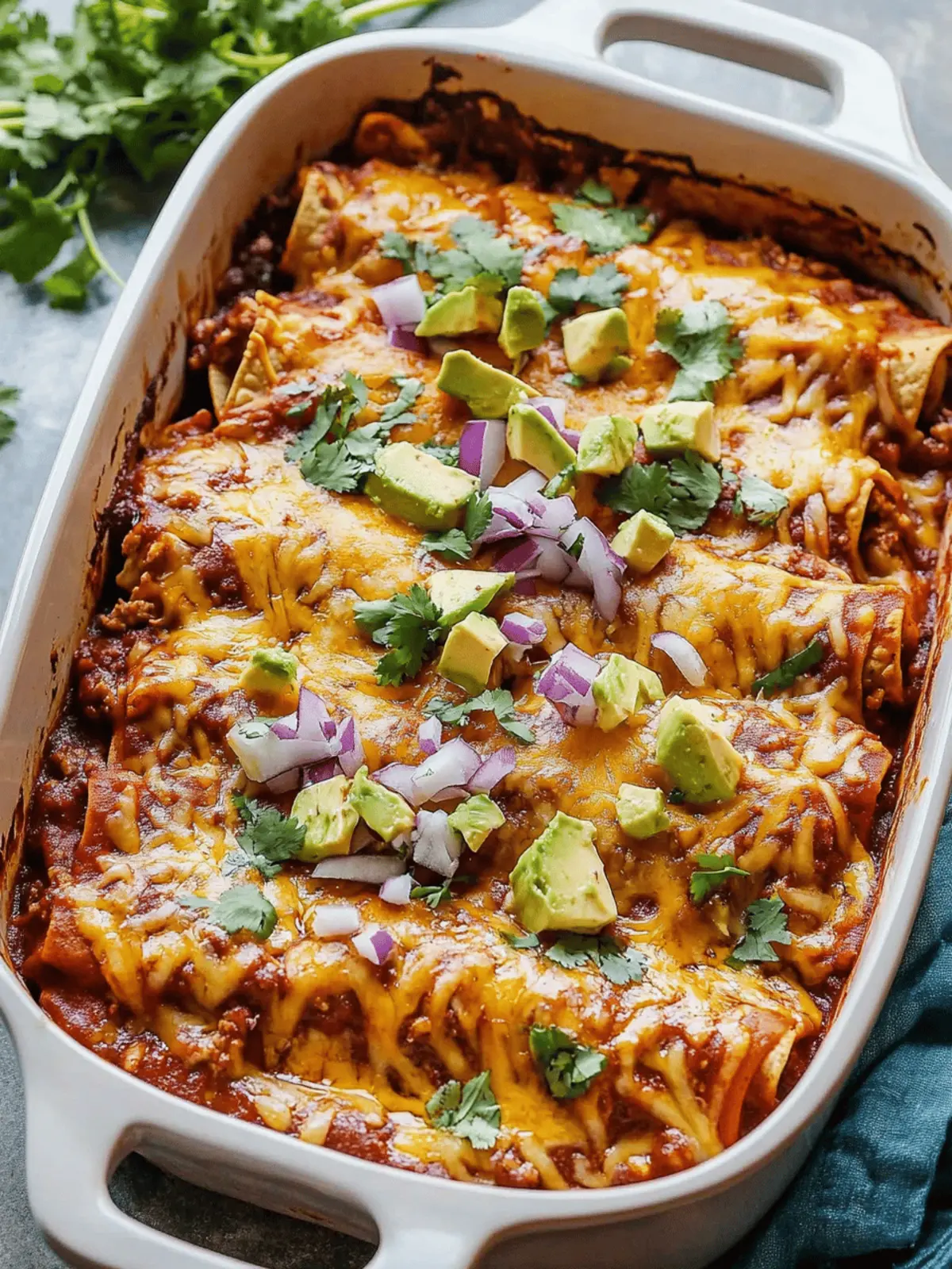 Vegetarian Enchilada Casserole