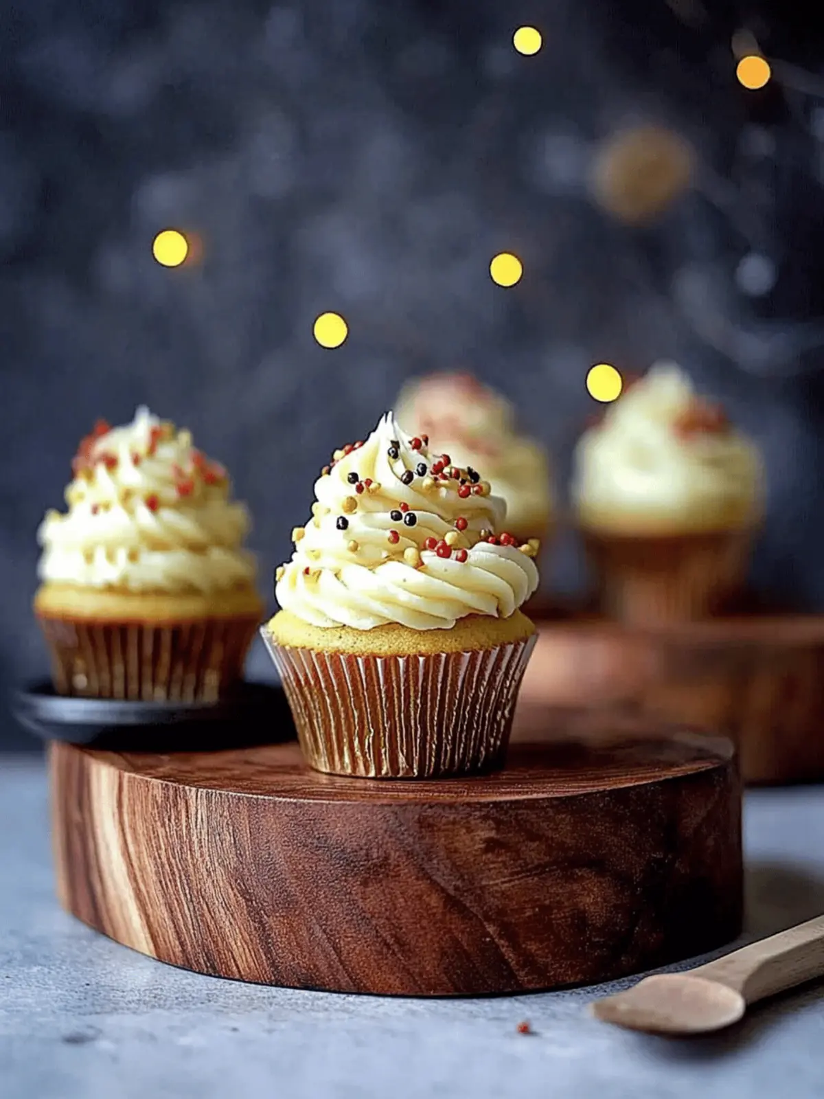 Eggless Burfi Cupcakes