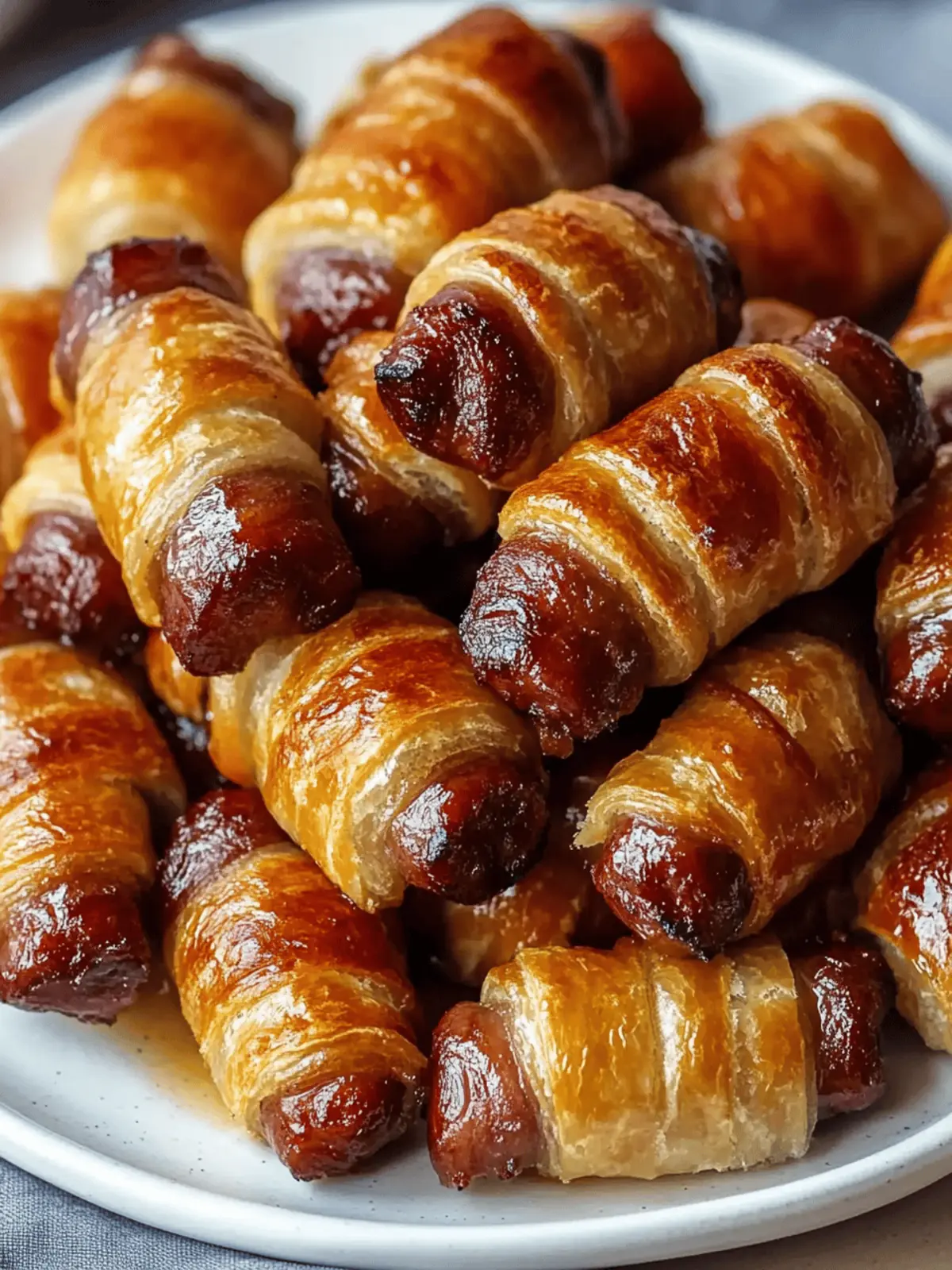 Sticky Pigs in Blankets