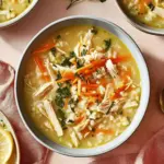 Lemony Chicken & Rice Soup