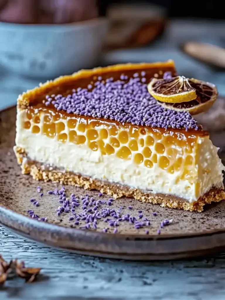 Lemon Lavender Cheesecake