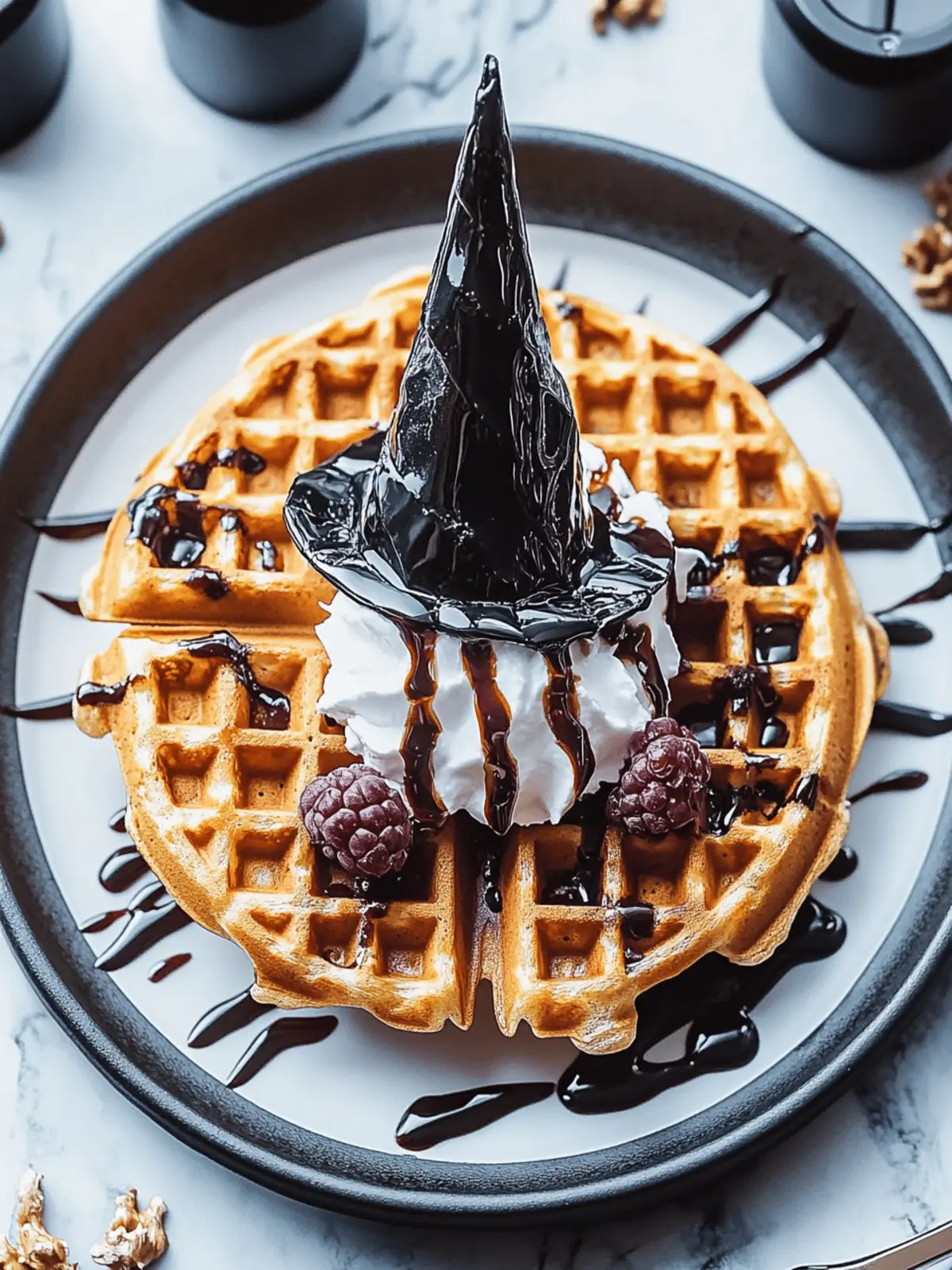 Witch Hat Waffles