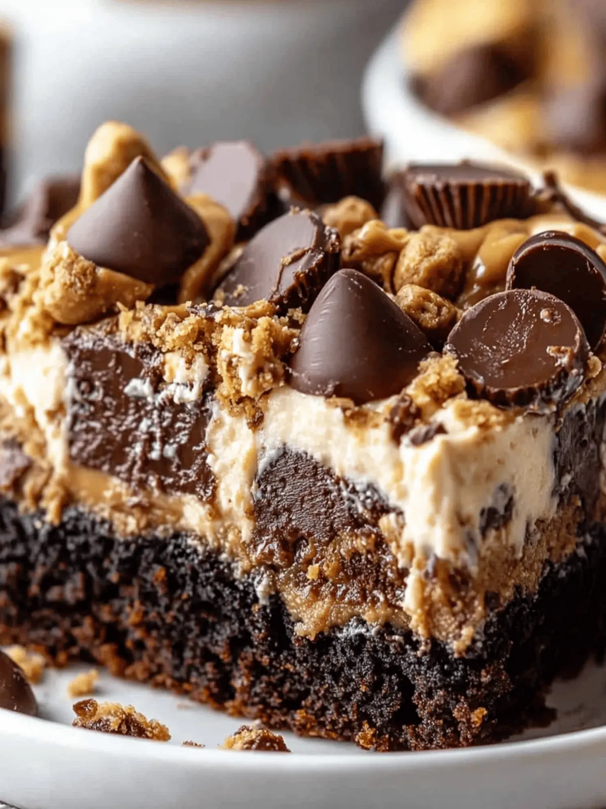 Peanut Butter Cup Dump Cake