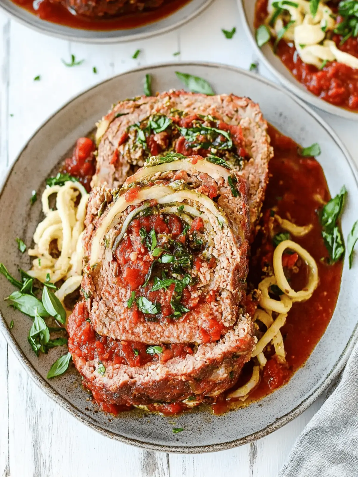Sicilian Meatloaf: Cozy Comfort with a Gourmet Twist 3 Sicilian Meatloaf