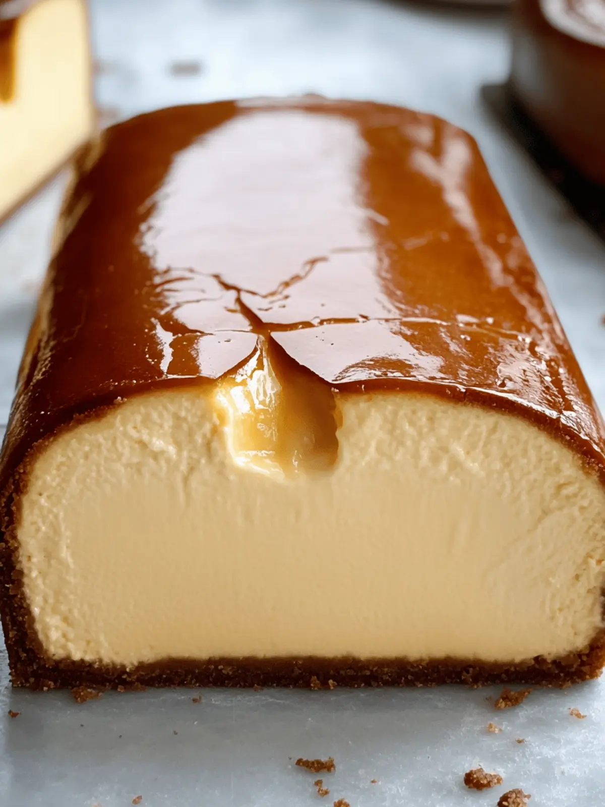 Decadent Burnt Basque Cheesecake Made Easy in a Loaf Pan 2 Burnt Basque Cheesecake