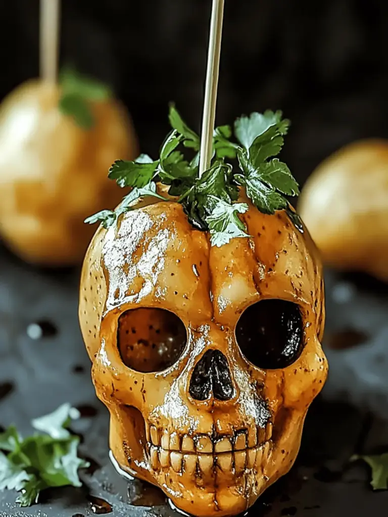 Spooky Skull Potatoes