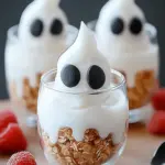 Ghostly Yogurt Parfaits