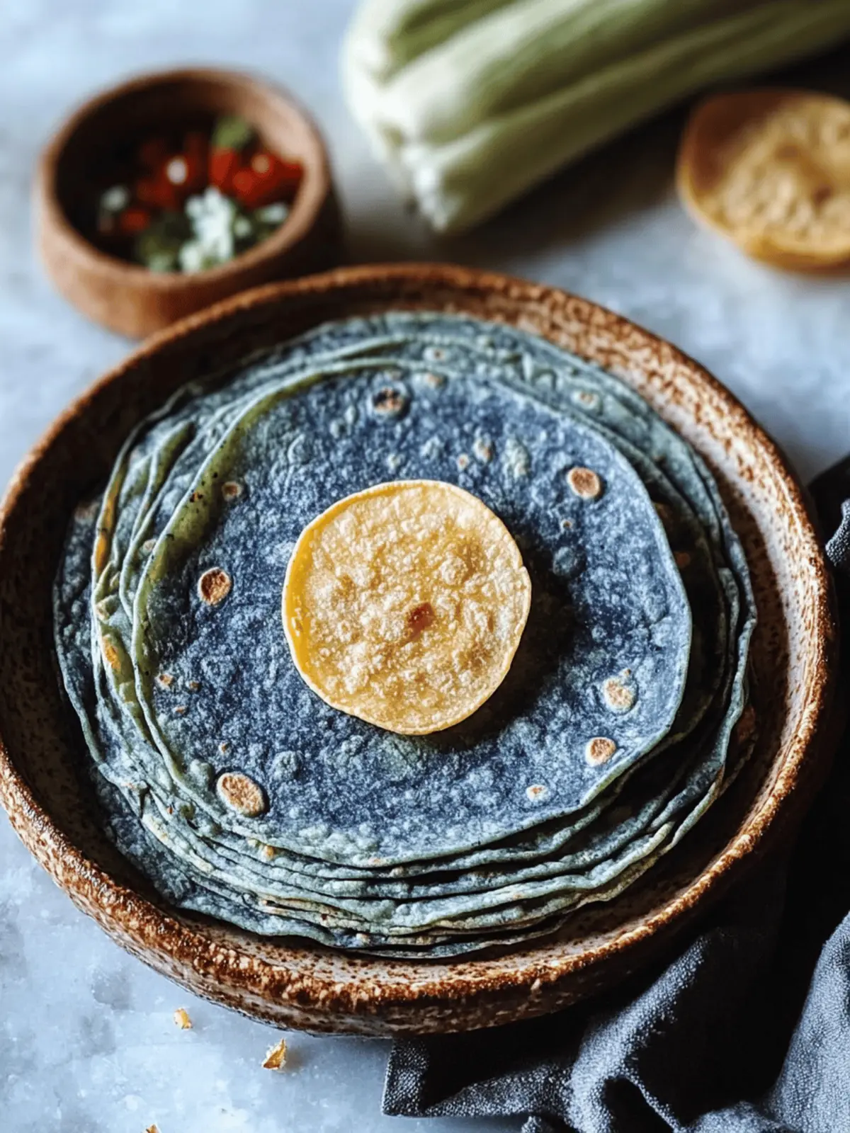 Blue Corn Tortillas: Easy, Healthy, and Gluten-Free Delight 3 Blue Corn Tortillas