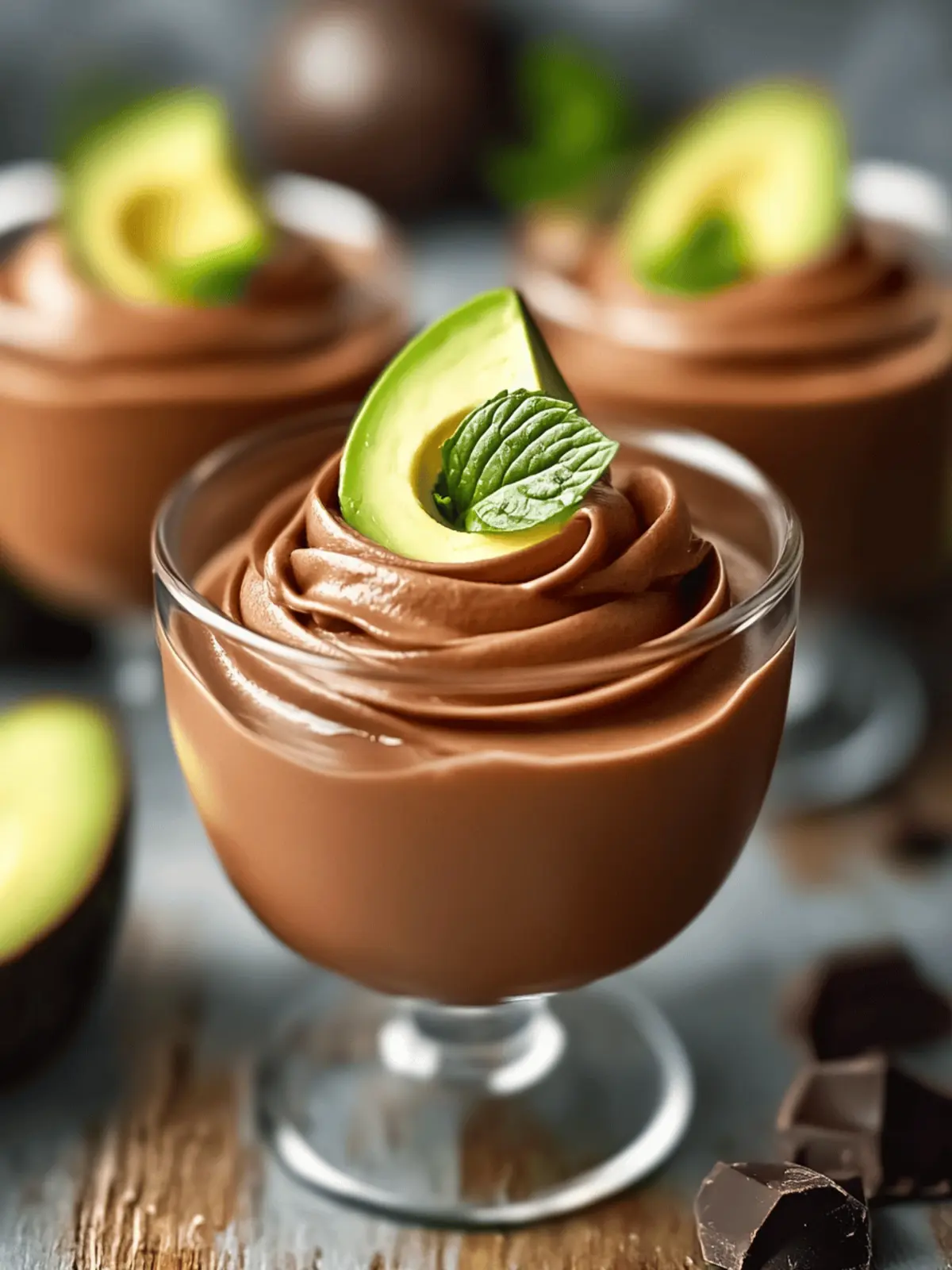 Indulge in Decadent Chocolate Avocado Mousse Bliss 4 Chocolate Avocado Mousse
