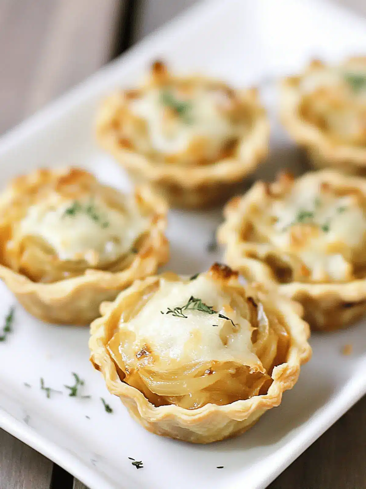 Irresistible French Onion Tartlets for Cozy Evenings 5 French Onion Tartlets