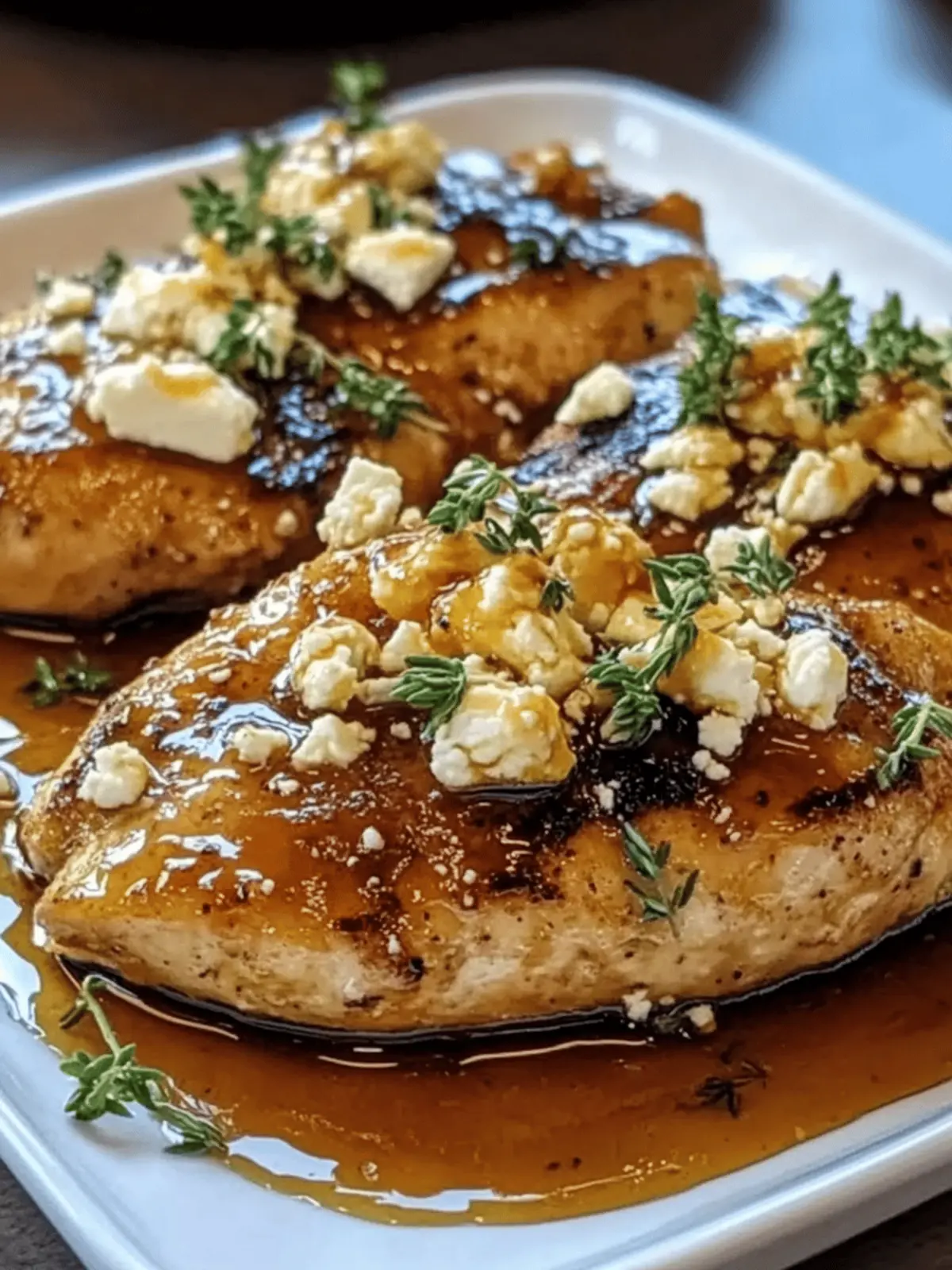 Hot Honey Infused Feta Chicken