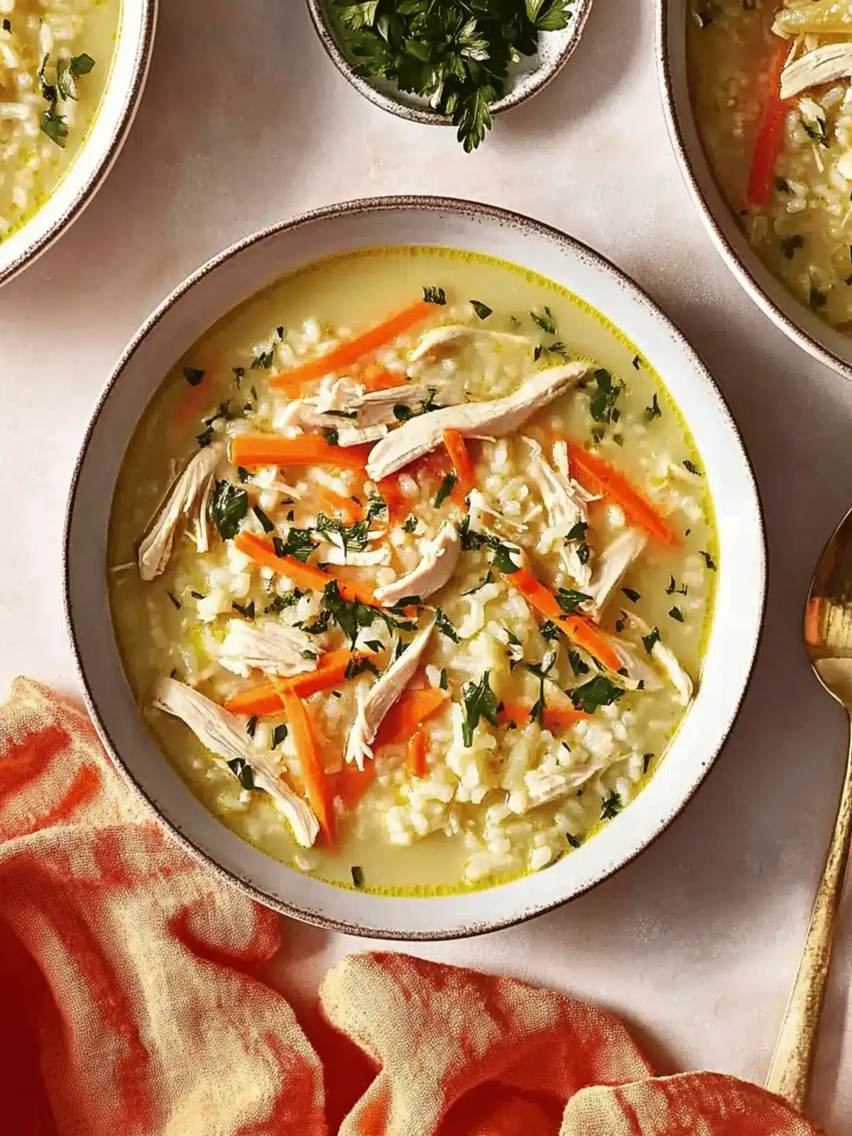 Lemony Chicken & Rice Soup to Brighten Your Day 3 Lemony Chicken & Rice Soup