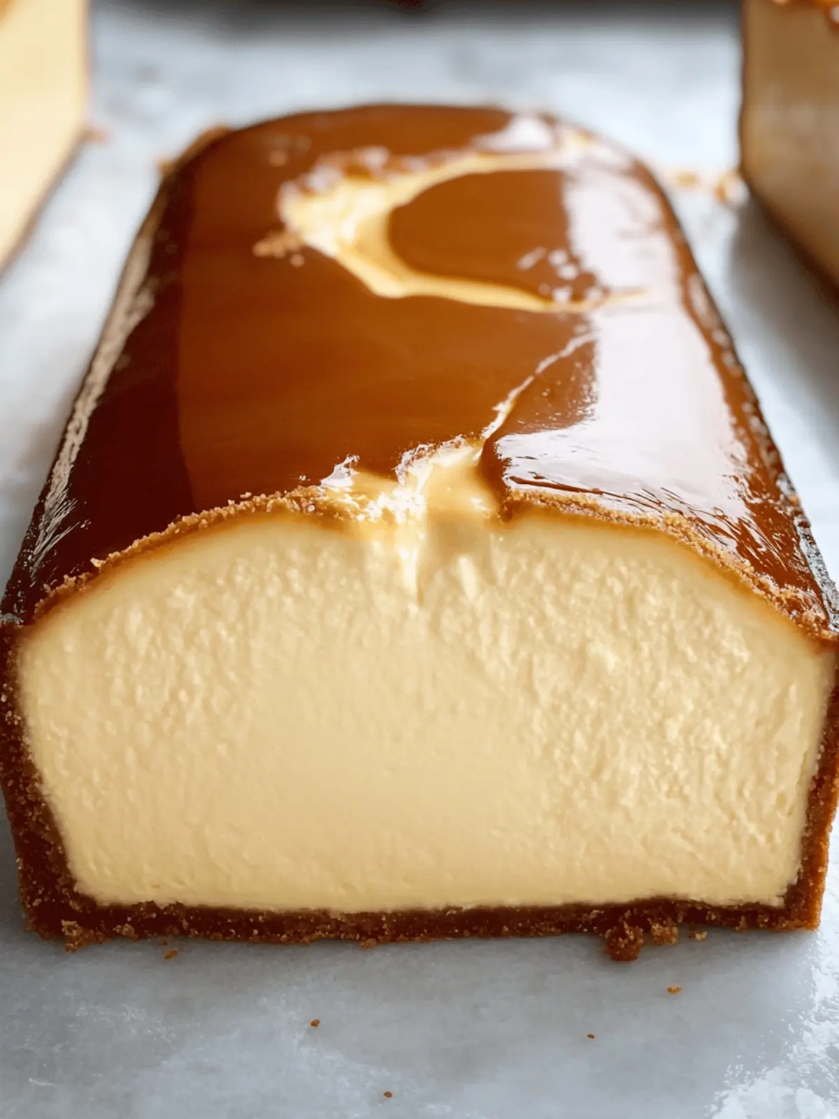 Decadent Burnt Basque Cheesecake Made Easy in a Loaf Pan 4 Burnt Basque Cheesecake