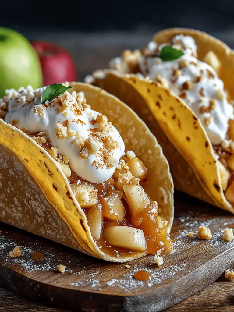 Apple Pie Tacos